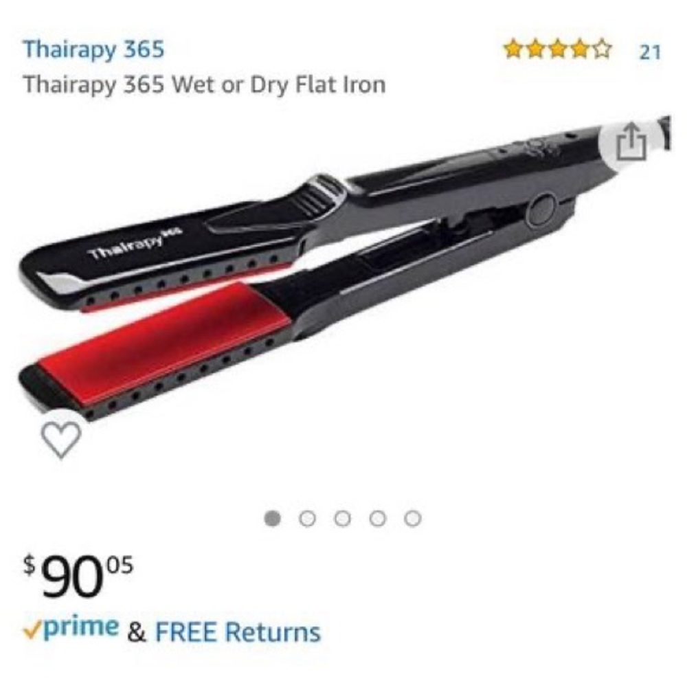 Hair straightener/Flat Iron - Wet or Dry